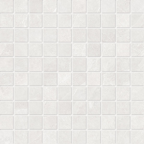 Ergon Cornerstone Slate White 3x3 cm Mosaico