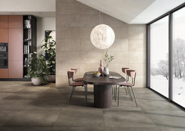 Rondine Loft Taupe 100x100x0,85 cm Feinsteinzeug R10B