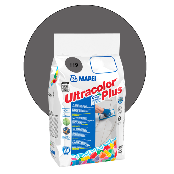 Mapei Ultracolor PLUS Flexfuge 119 londongrau 5 kg