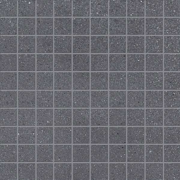 Ergon Medley Mosaik 3x3 cm Dark Grey Minimal Nat. rekt.