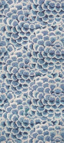 Bisazza Dekor Dalia Blue 129,1x290,5 cm