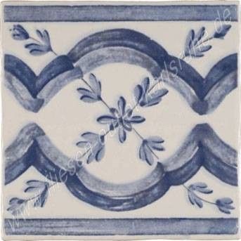 Bordüre 20x20 cm Delfter Universal