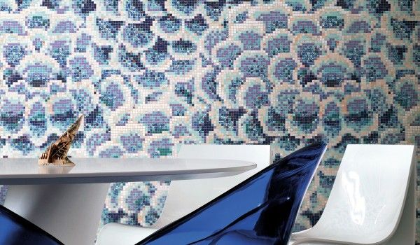 Bisazza Dekor Dalia Blue 129,1x290,5 cm