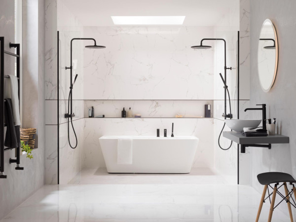 Porcelanosa Màrmol Carrara Blanco 33,3x100 cm Wandfliese rektifiziert