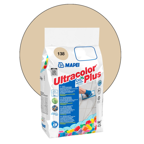 Mapei Ultracolor PLUS Flexfuge 138 mandel 5 kg