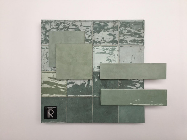 Revoir Paris Atelier Wall 6,2x25 cm Vert d`Eau Mat