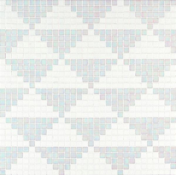 Bisazza Mischung Giza Bianco 2x2 cm inkl. Inst.-Kit