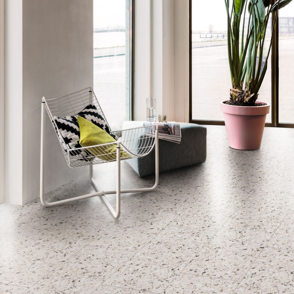 Floorify Rigid-Vinyl Terrazzo 610x305x4 mm, Nutzschicht 0,4 mm