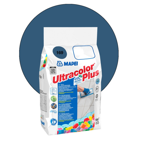 Mapei Ultracolor PLUS Flexfuge 169 stahlblau 5 kg