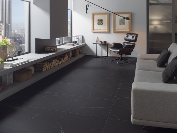 Porcelanosa Liem Black 59,6x59,6 cm Ston-Ker Steinkeramik