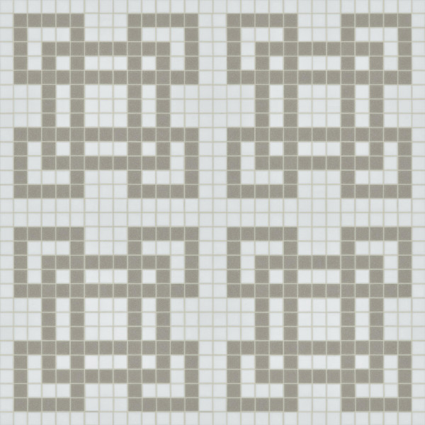 Bisazza Mischung Granada Grigio 2x2 cm inkl. Inst.-Kit