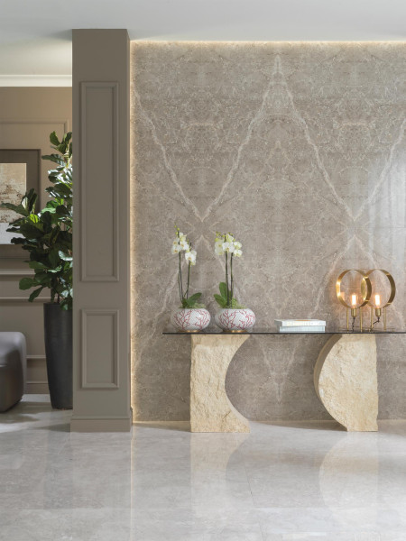 Porcelanosa Elegant Bone Pulido 120x120 cm Ston-Ker Steinkeramik