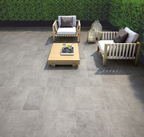 Grey Soul XL Format 90x90x2 cm R11 mid