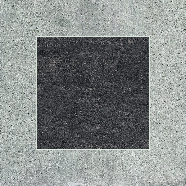 Emil On Square Dekor-Set 2-tlg. 30x30 cm Cemento/Lavagna