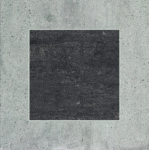 Emil On Square Dekor-Set 2-tlg. 30x30 cm Cemento/Lavagna