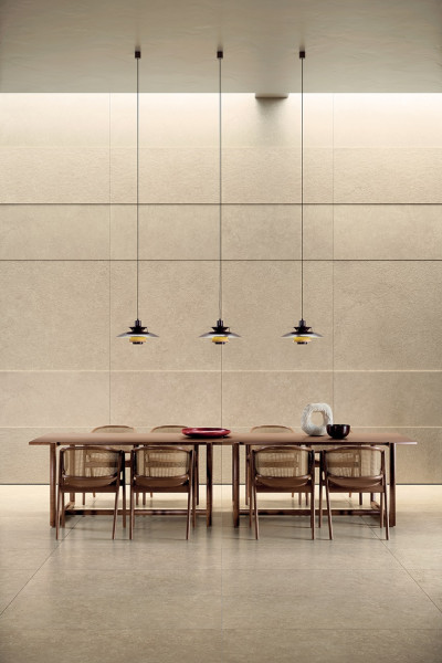 Kerlite 6plus Pura Ivory 60x120x0,65 cm chiseled