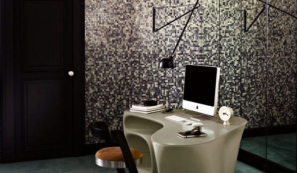 Bisazza Sfumature Verlauf Stella Alpina 2x2 cm inkl.Kit