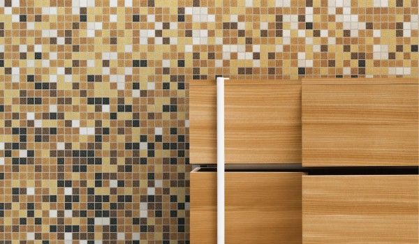 Bisazza Sfumature Verlauf New Ambra 2x2 cm inkl.Kit