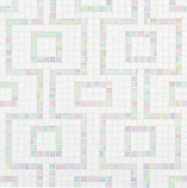 Bisazza Mischung Labirinto Bianco 2x2 cm inkl. Inst.-Kit