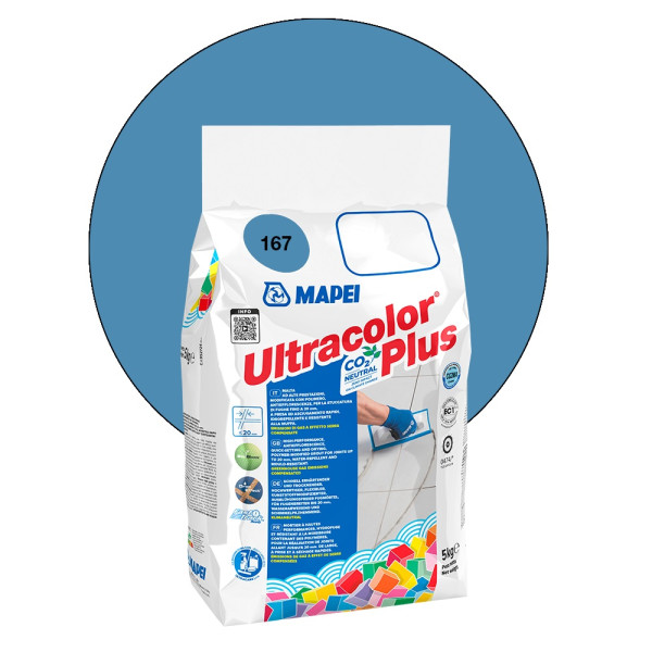 Mapei Ultracolor PLUS Flexfuge 167 avioblau 5 kg