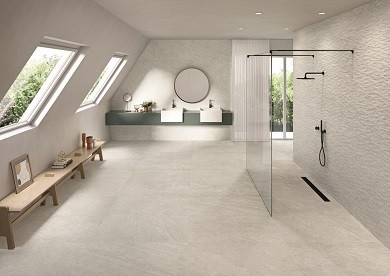 Ergon Oros Stone Splitstone white 30x60 cm Feinsteinzeug rektifiziert