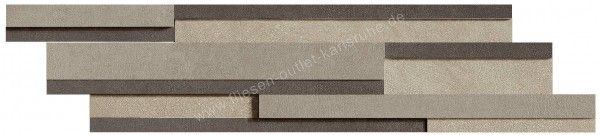 Floorgres Industrial Modulo Listello Sfalsato 15x60 cm Mix Sage / Plomb / Steel