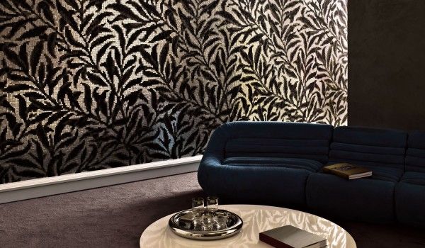 Bisazza Dekor Morris Oro Bianco 129,1x290,5 cm