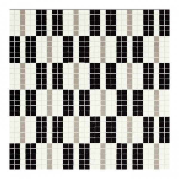 Bisazza Dekor Alternance Noir & Blanc 2x2 cm