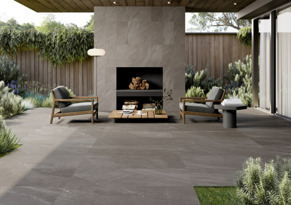Rondine Angers Olive 100x100x0,85 cm Feinsteinzeug R10B