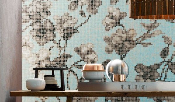 Bisazza Dekor Hanami Azzurro 129,4x291,2 cm