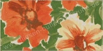 Bordüre 10x20 cm Flower-2 mehrfarbig