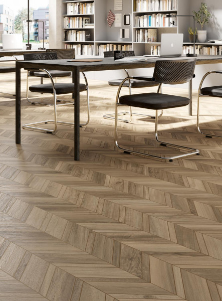 Panaria Nuance Cendre 30x120 cm Feinsteinzeug R10 RT