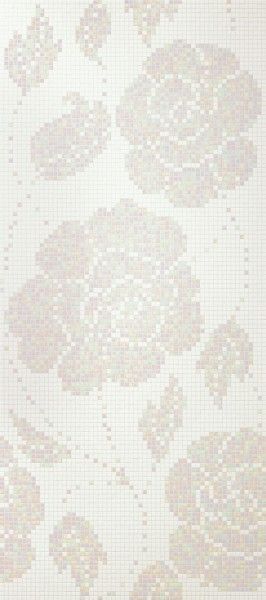 Bisazza Dekor Winter Flowers Bianco 129,1x290,5 cm